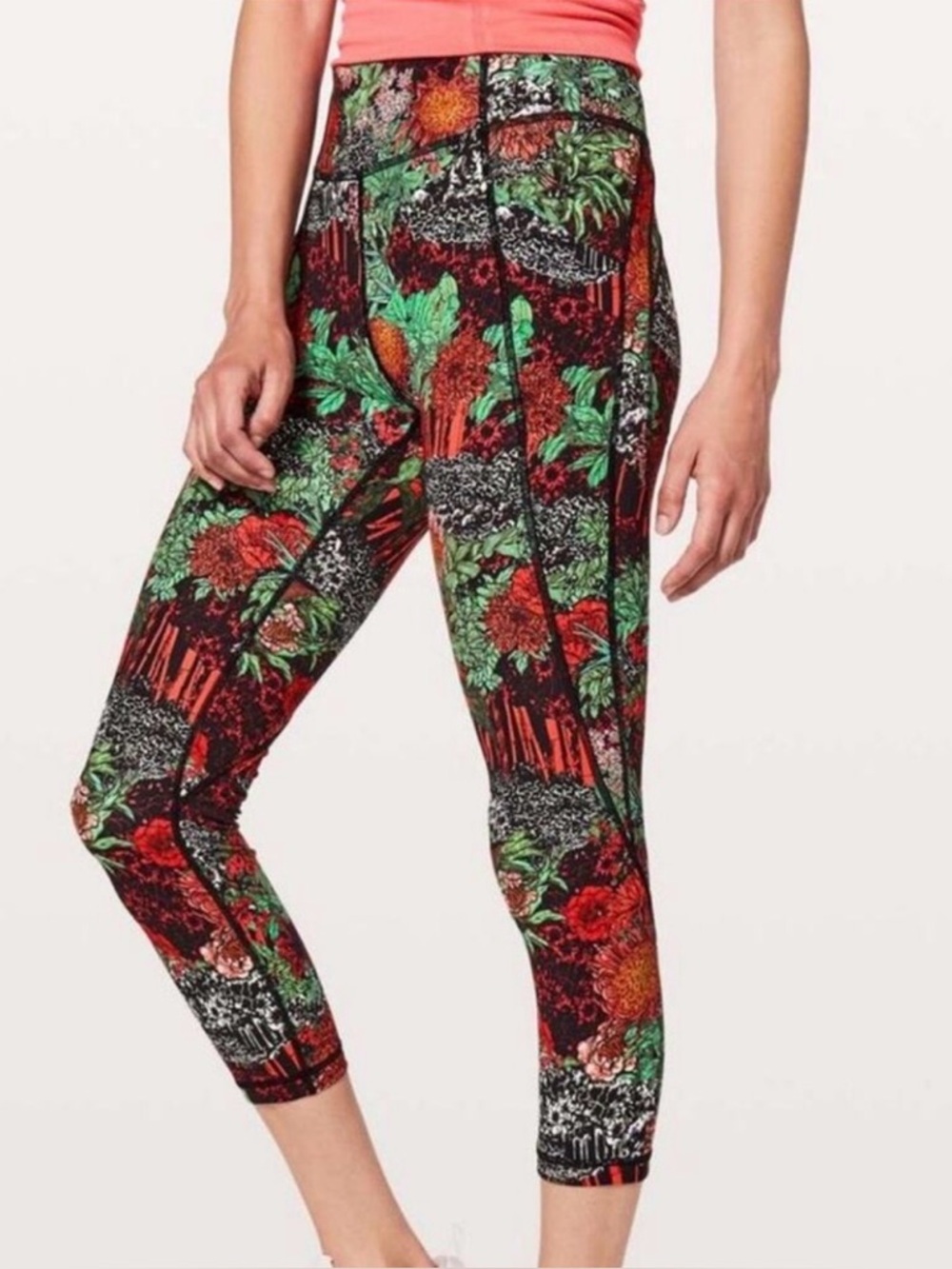 Lululemon Capri Zen Garden Leggings Size 6